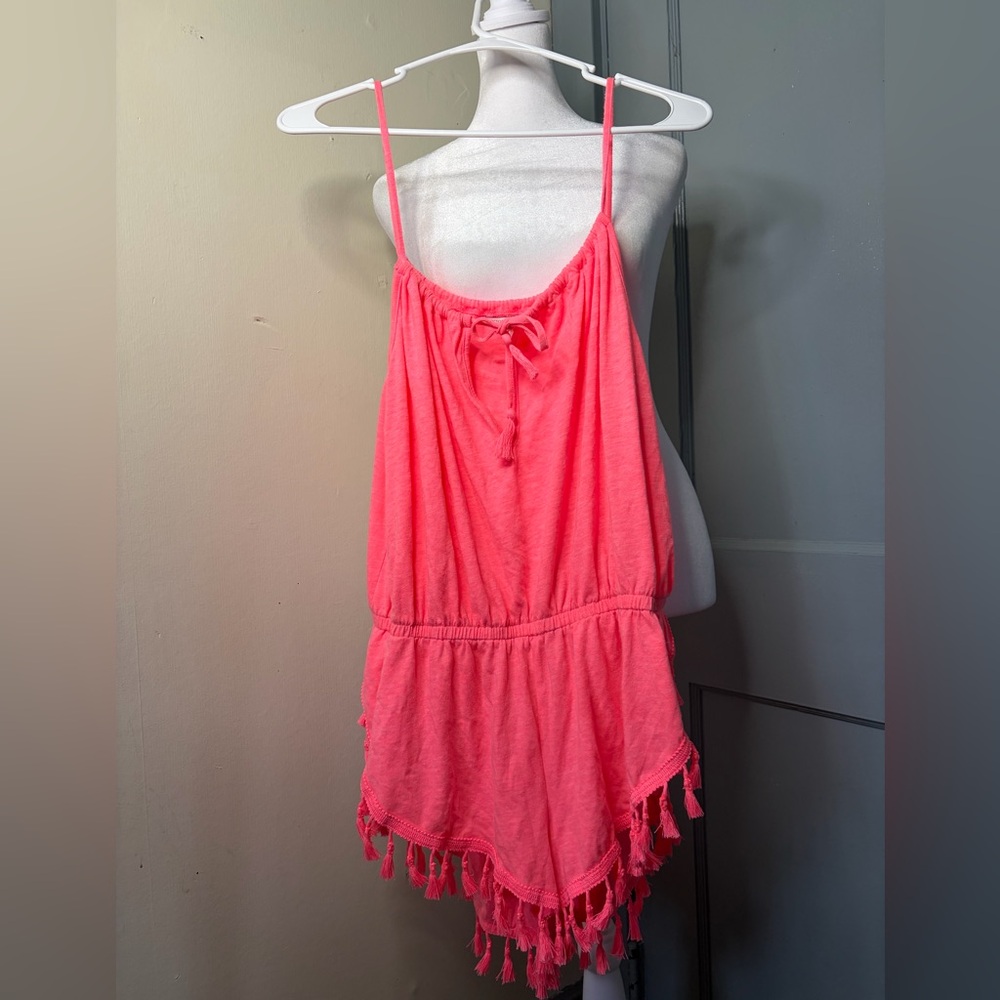 Victoria's Secret Pink Romper with Tassels